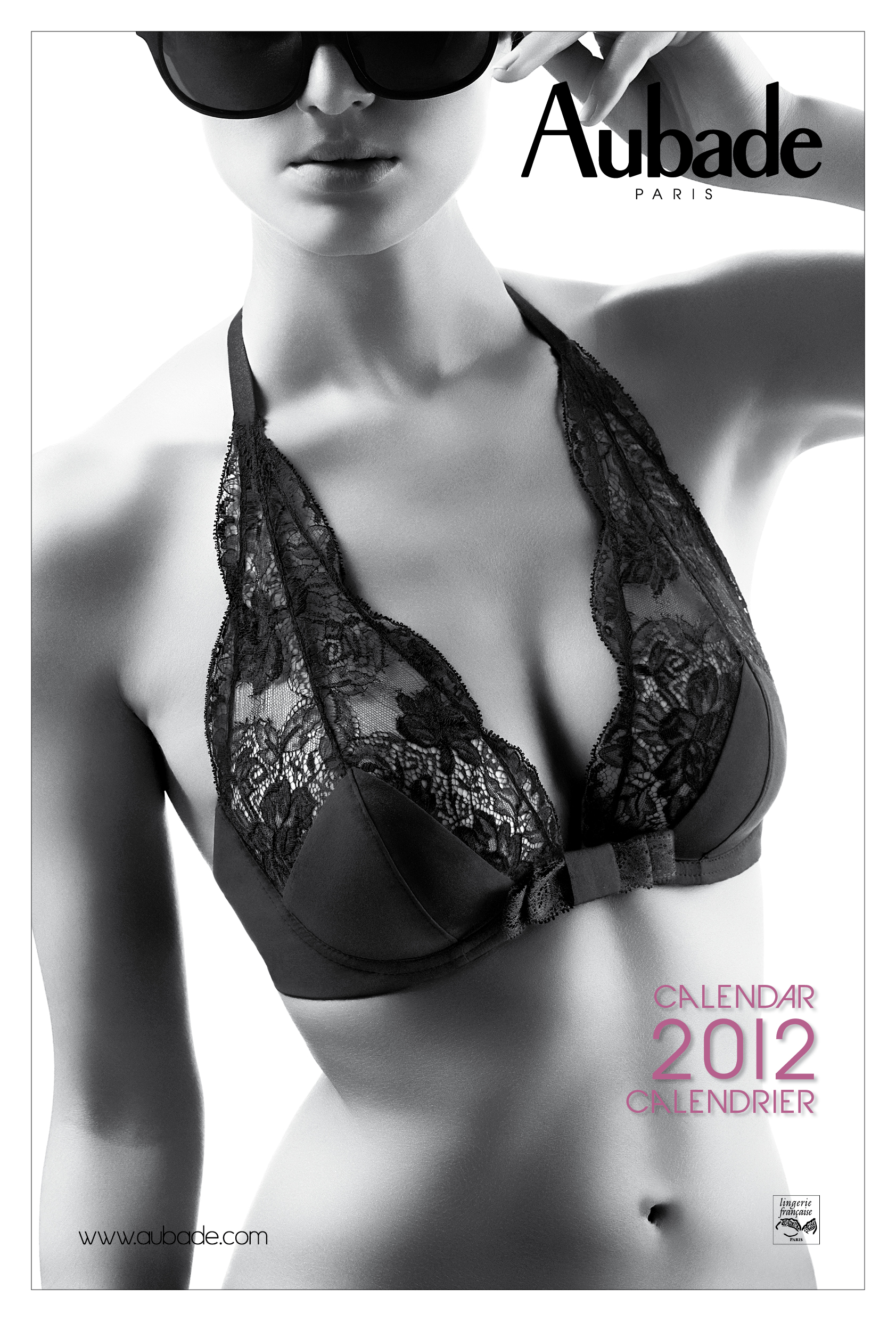 Aubade sexy 2012 lingerie Calendar