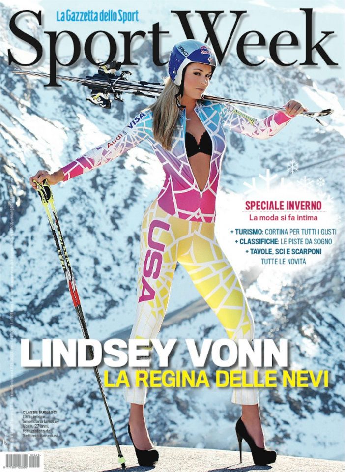 Lindsey Vonn looking hot for Sport Week Magazine