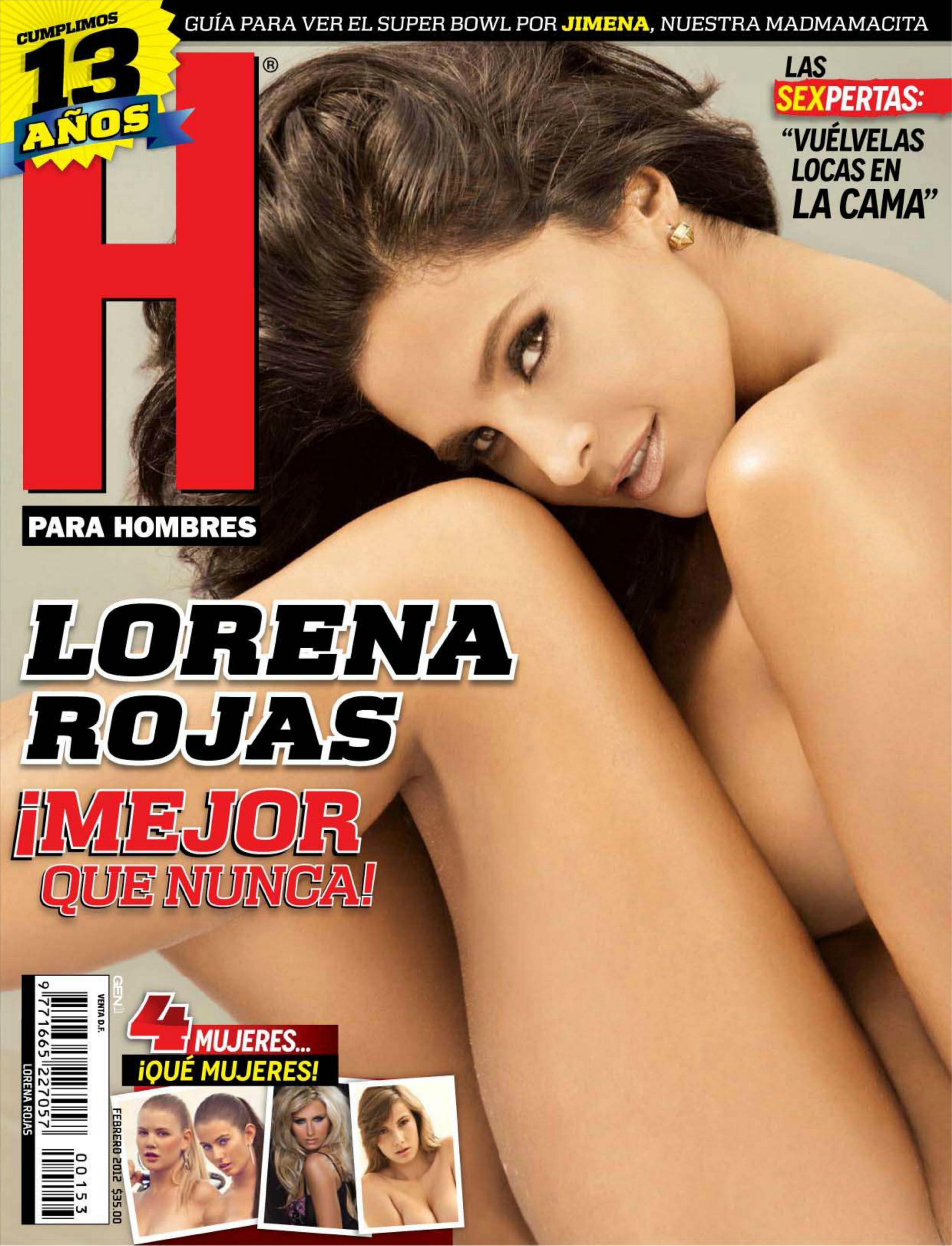 Lorena Rojas in Hombre Magazine Mexico