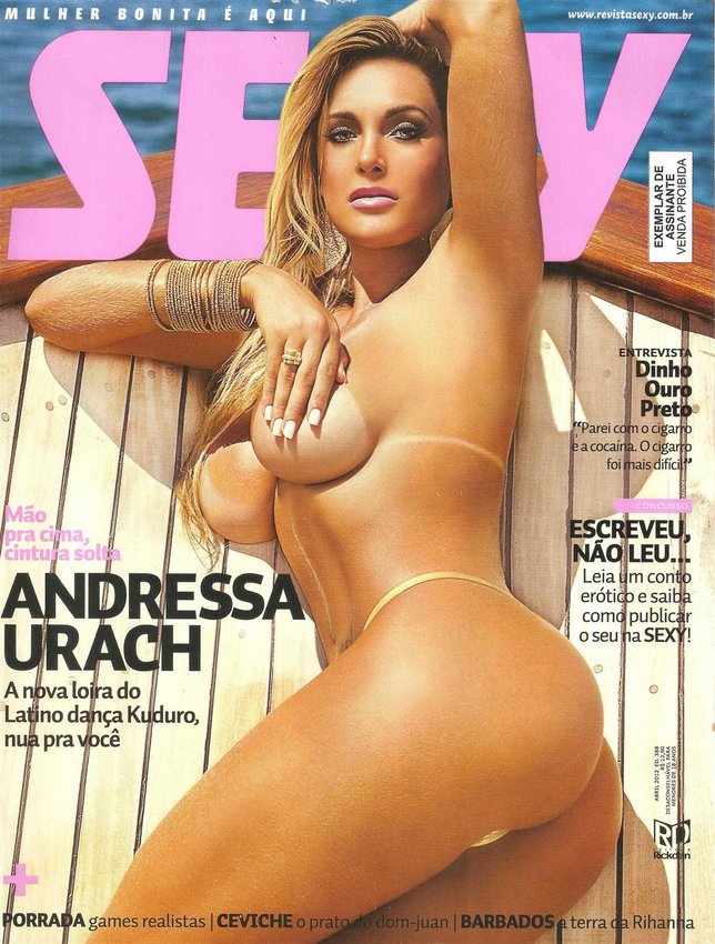 Andressa Urach naked in Sexy Magazine Brazil