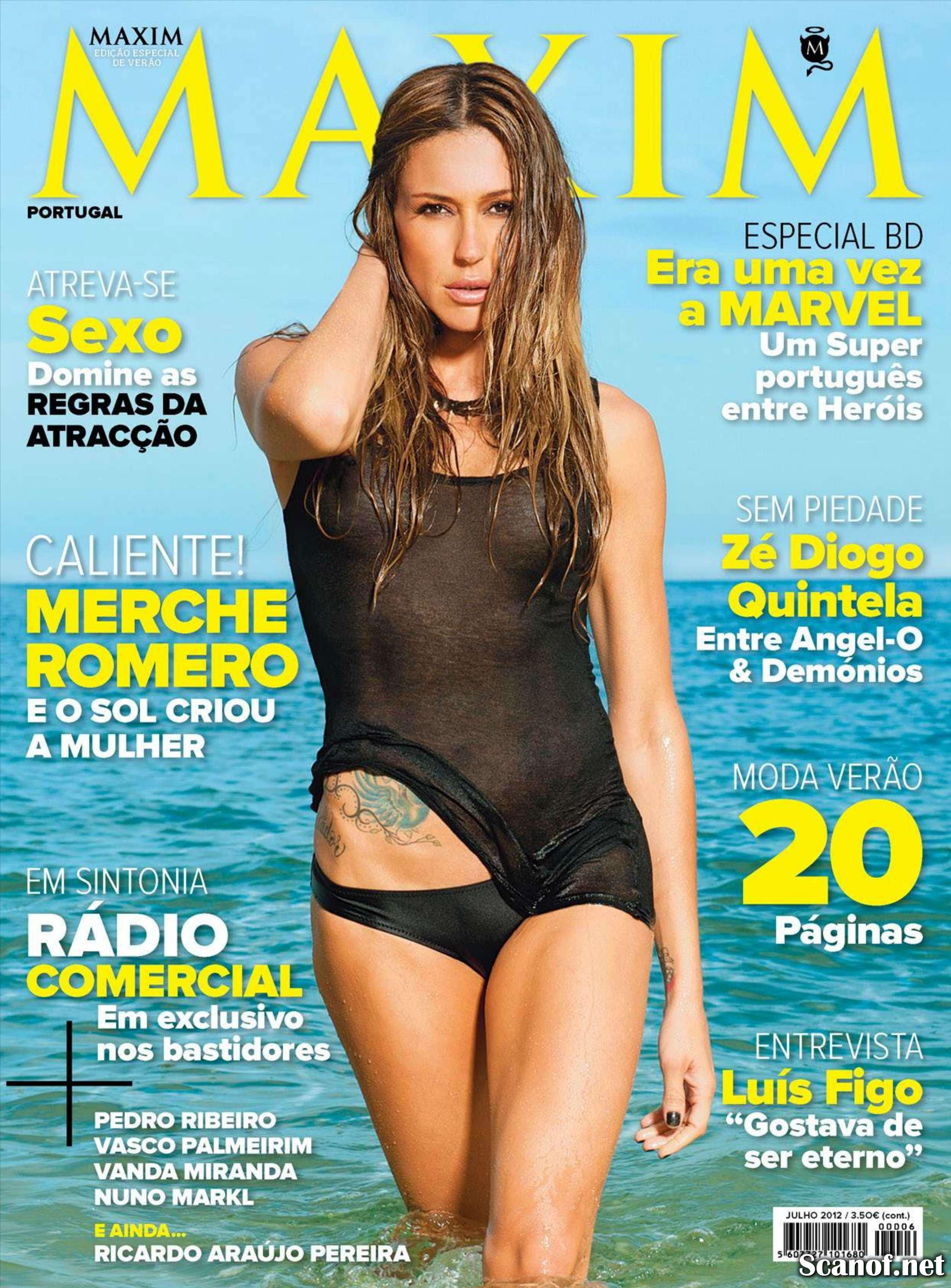 Merche Romero Desnuda for Maxim Magazine Portugal