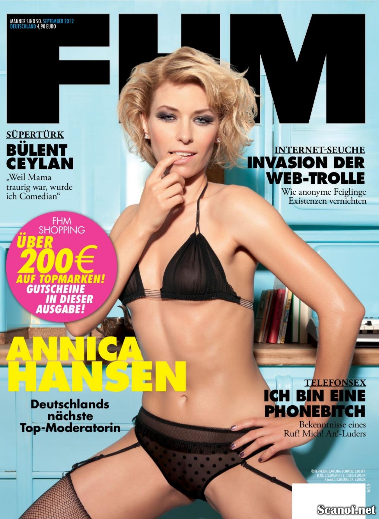 Annica Hansen for FHM Magazine Germany.