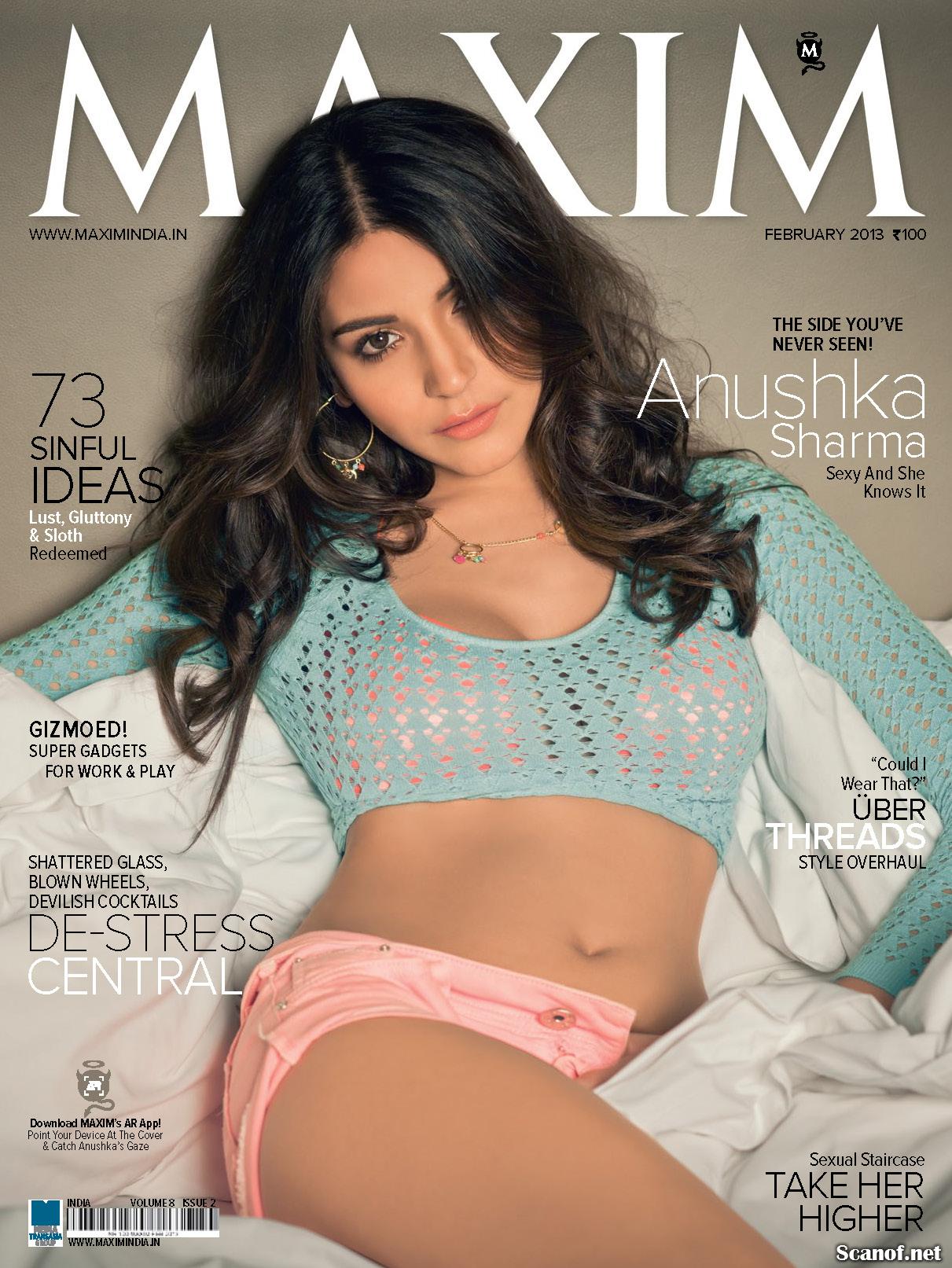 Anushka Sharma for Maxim Magazine India