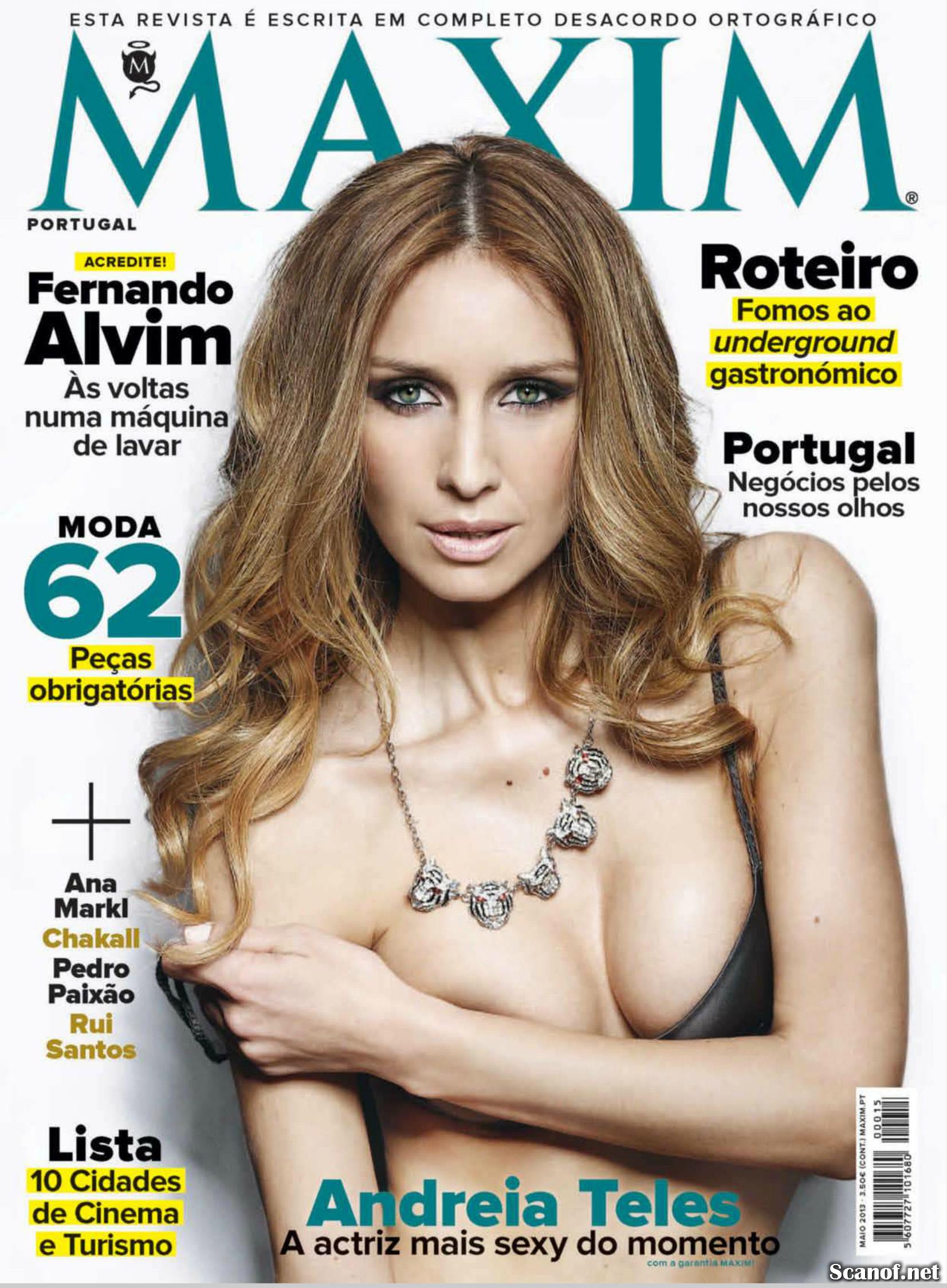 Andrea Teles for Maxim Magazine Portugal