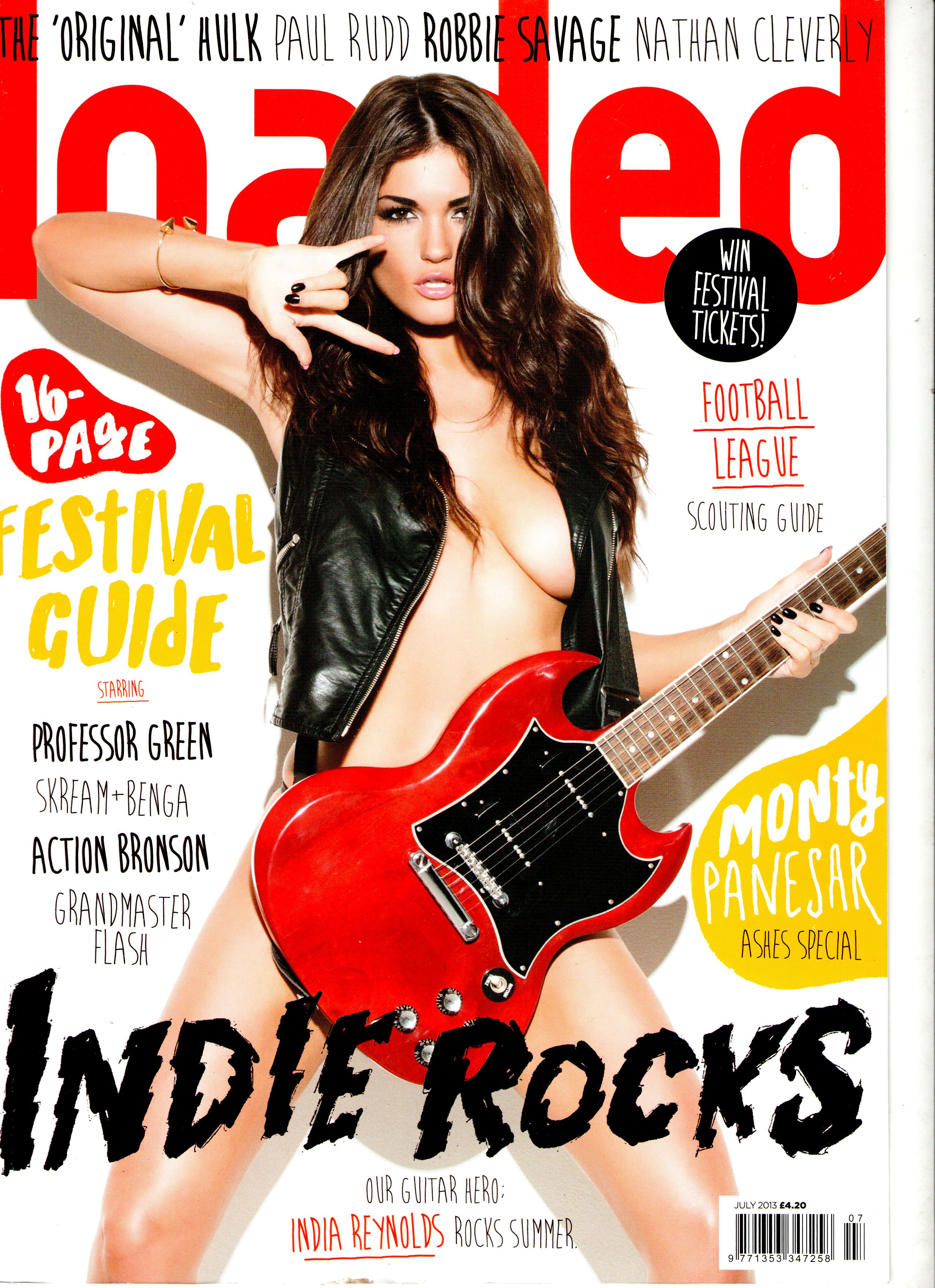 India Reynolds is our Guitar Hero for Loaded Magazine