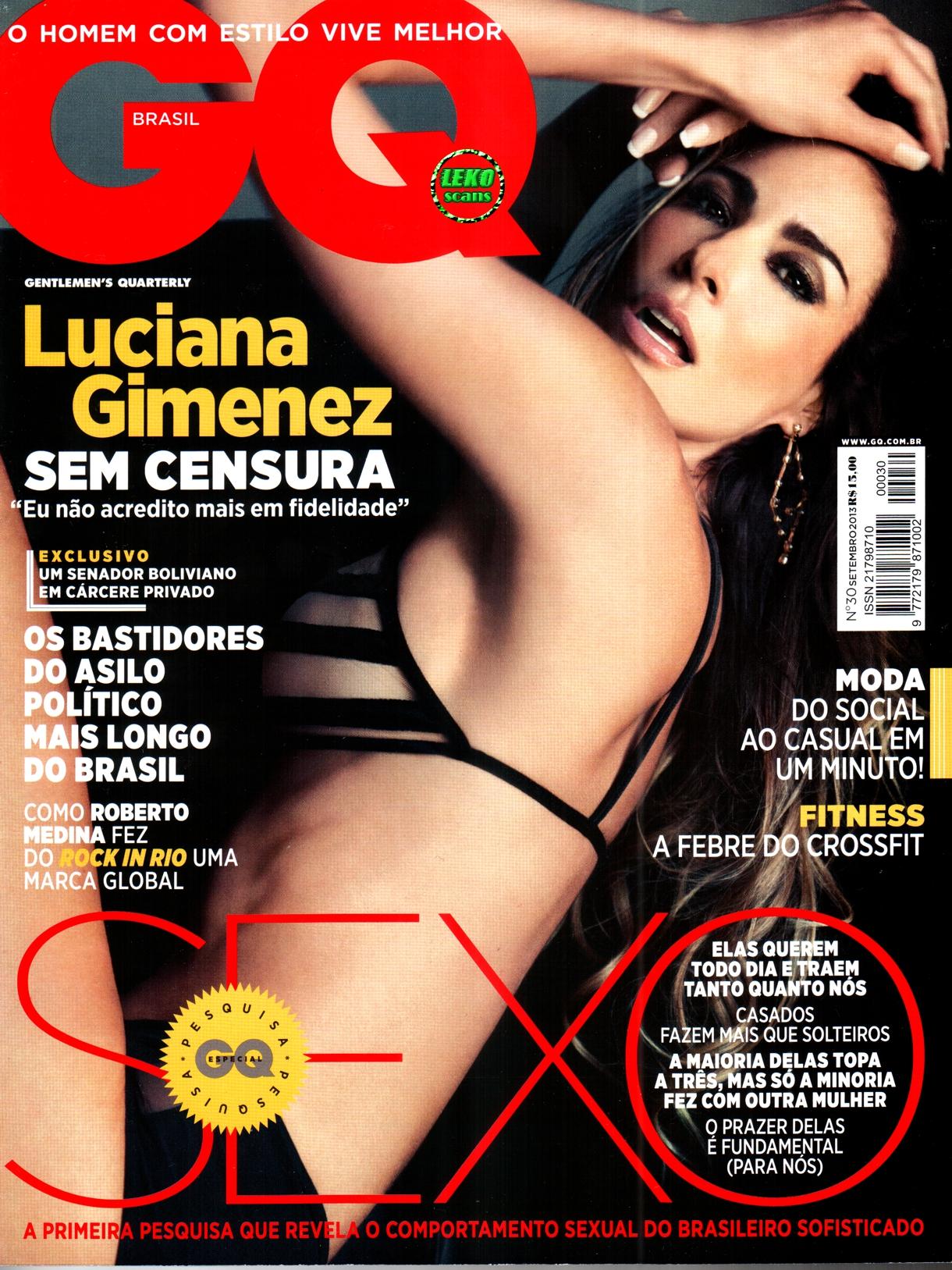Luciana Gimenez for GQ Magazine Brazil
