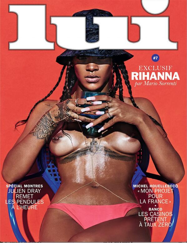 Rihanna topless for Lui Magazine